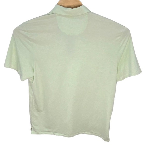 Tommy Bahama Men's Large Polo Short Sleeve Shirt Light Heather Green - Picture 4 of 15